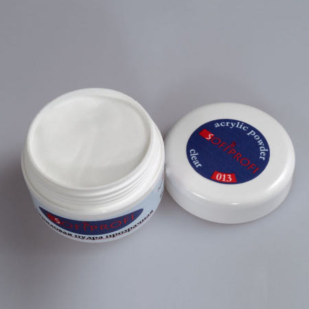 Акриловая пудра прозрачная для маникюра Sofiprofi, 20 гр